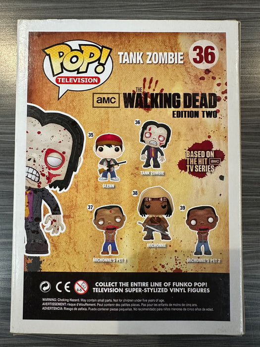 Funko POP! Television: The Walking Dead - Tank Zombie [Bloody] (Fugitive Toys)(Damaged Box) #36