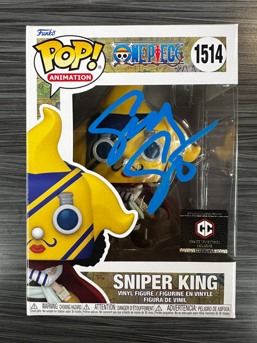 Funko POP! Animation: One Piece - Sniper King (Chalice)(Signed/Sonny Strait/PSA)  #1514