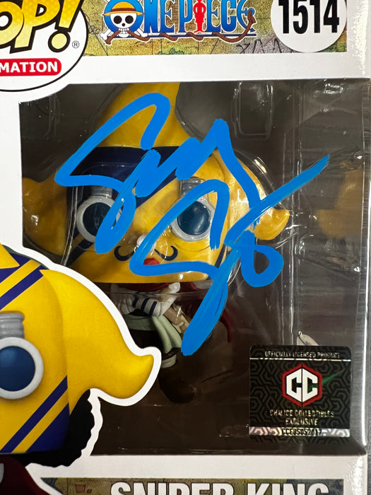Funko POP! Animation: One Piece - Sniper King (Chalice)(Signed/Sonny Strait/PSA)  #1514