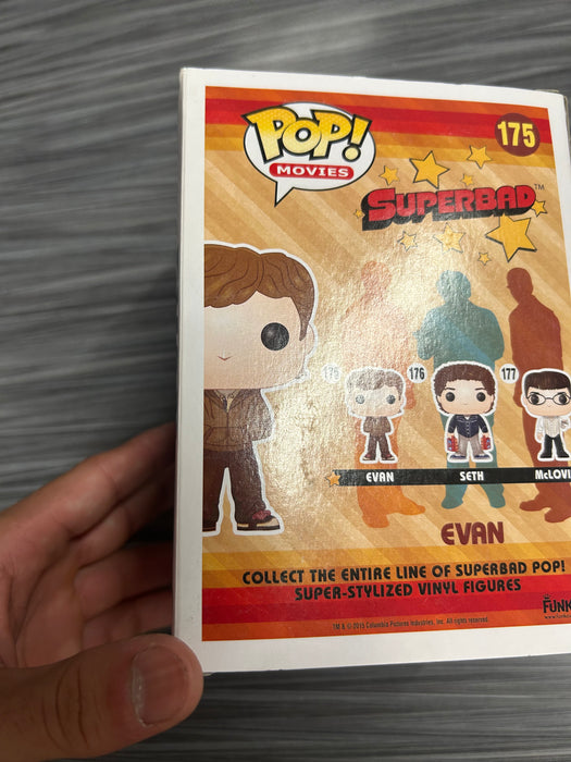 Funko POP! Movies: Superbad - Evan (Damaged Box*) #175