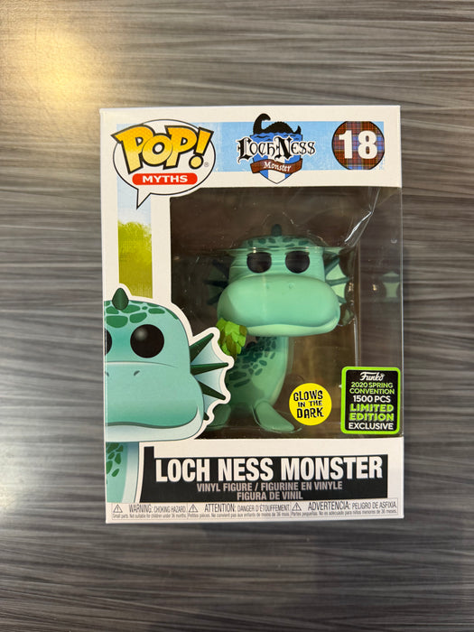 Funko POP! Myths: Loch Ness Monster (GiTD)(2020 Spring Conventionn 1500 PCS)(Damaged Box) #18