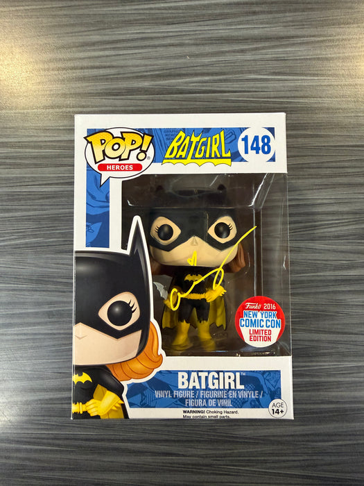 Funko POP! Heroes: Batgirl (2016 NYCC)(Signed/Alicia Silverstone/Beckett)(Damaged Box) #148
