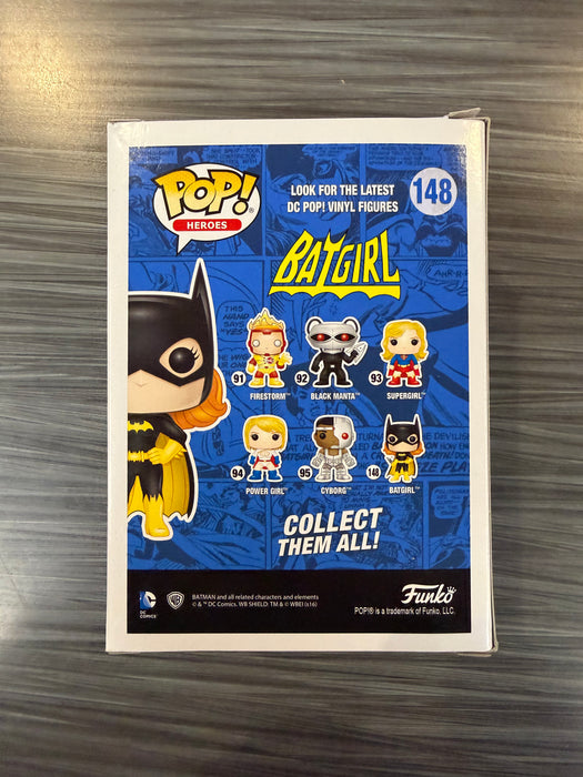 Funko POP! Heroes: Batgirl (2016 NYCC)(Signed/Alicia Silverstone/Beckett)(Damaged Box) #148