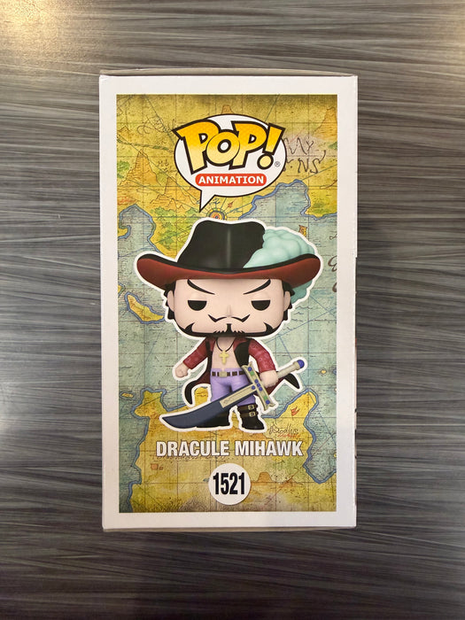 Funko POP! Animation: One Piece - Dracule Mihawk (Funko)(Signed/Steven John Ward/JSA)(Damaged Box) #1521