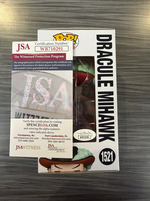 Funko POP! Animation: One Piece - Dracule Mihawk (Funko)(Signed/Steven John Ward/JSA)(Damaged Box) #1521