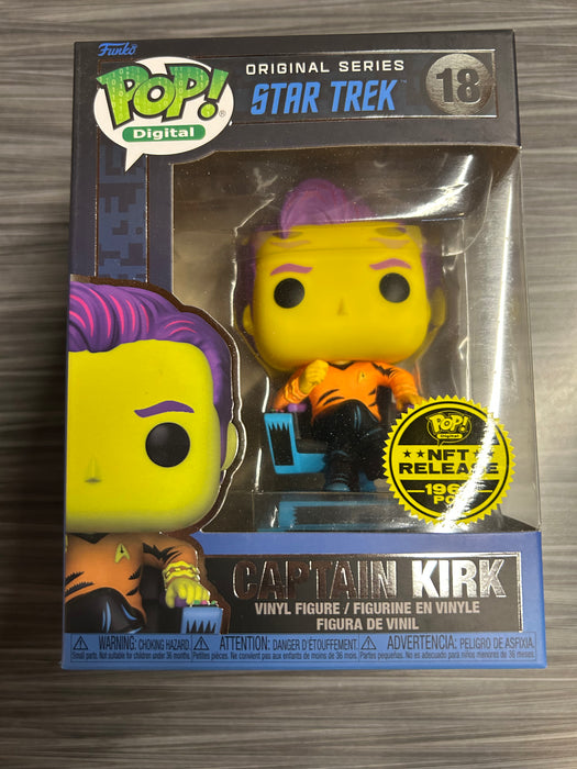Funko POP! Digital: Star Trek - Captain Kirk (NFT Release)(1967 PCS)(Damaged Box) #18