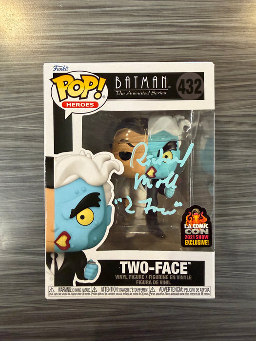 Funko POP! Heroes: Batman The Animated Series - Two-Face (L.A. Comic Con)(Signed/Richard Moll/JSA) #432