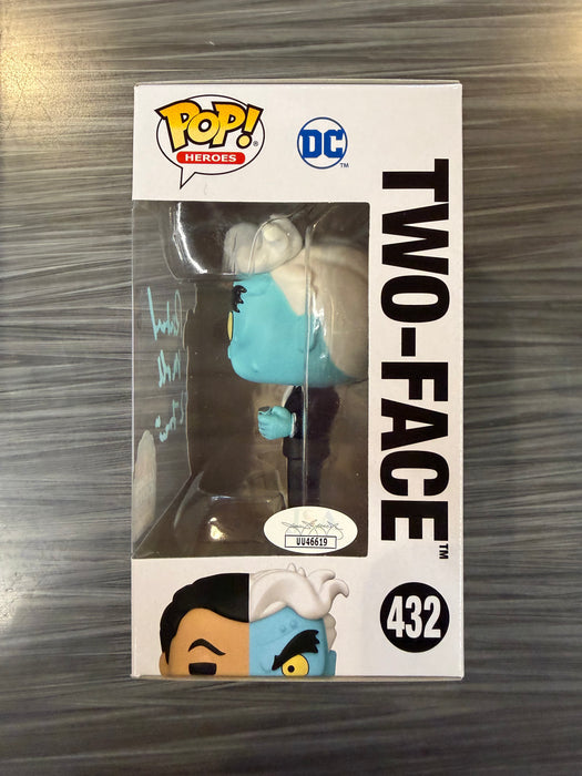Funko POP! Heroes: Batman The Animated Series - Two-Face (L.A. Comic Con)(Signed/Richard Moll/JSA) #432