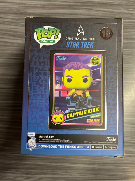 Funko POP! Digital: Star Trek - Captain Kirk (NFT Release)(1967 PCS)(Damaged Box) #18