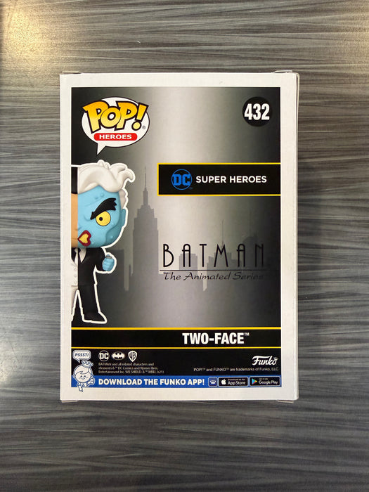 Funko POP! Heroes: Batman The Animated Series - Two-Face (L.A. Comic Con)(Signed/Richard Moll/JSA) #432