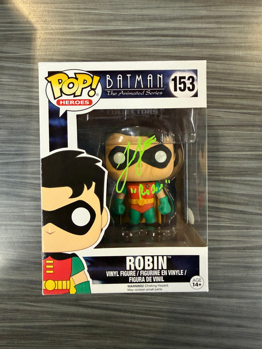 Funko POP! Heroes: Batman The Animated Series - Robin (Signed/Loren Lester/JSA) #153