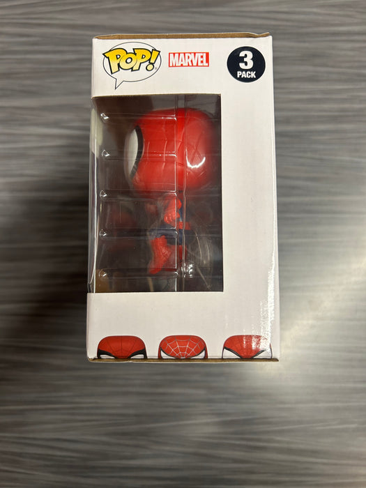 Funko POP! Marvel: Spider-Man No Way Home - Spider-Man/ Friendly Neighborhood Spider-Man/ The Amazing Spider-Man (Amazon)(Damaged Box)