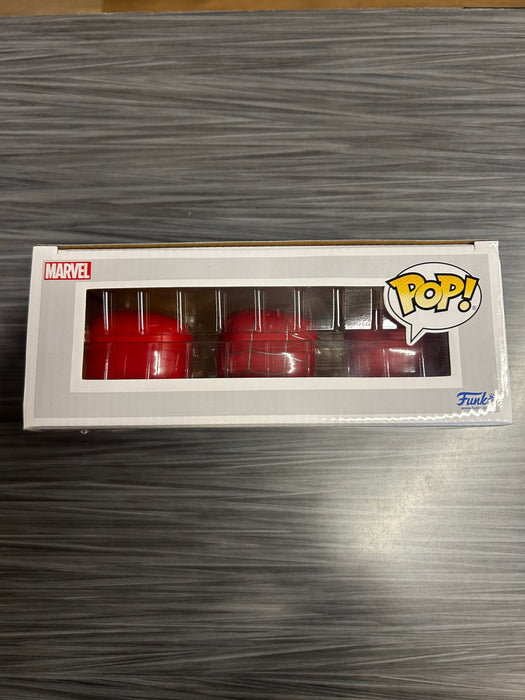 Funko POP! Marvel: Spider-Man No Way Home - Spider-Man/ Friendly Neighborhood Spider-Man/ The Amazing Spider-Man (Amazon)(Damaged Box)