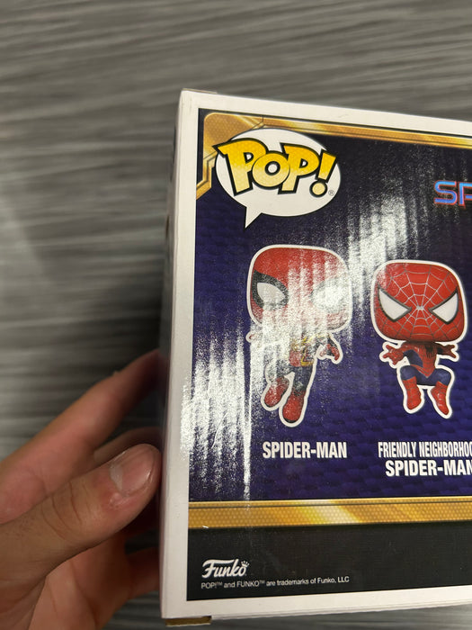 Funko POP! Marvel: Spider-Man No Way Home - Spider-Man/ Friendly Neighborhood Spider-Man/ The Amazing Spider-Man (Amazon)(Damaged Box)