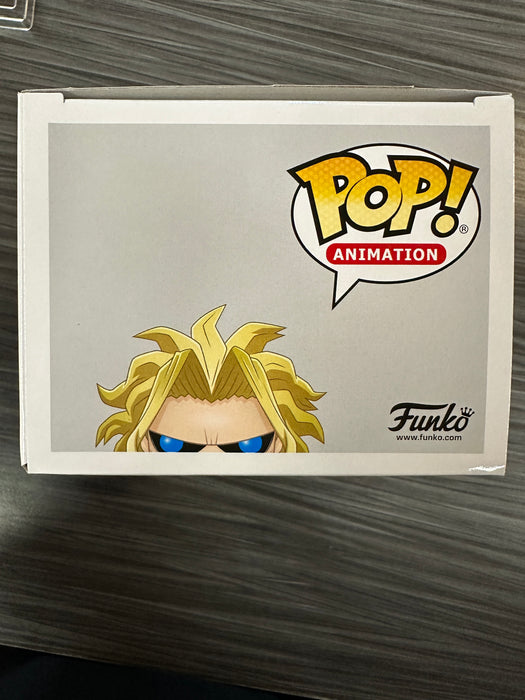Funko POP! Animation: My Hero Academia - All Might (Weakened)(Signed/Christopher Sabat/JSA)(Damaged Box)  #371