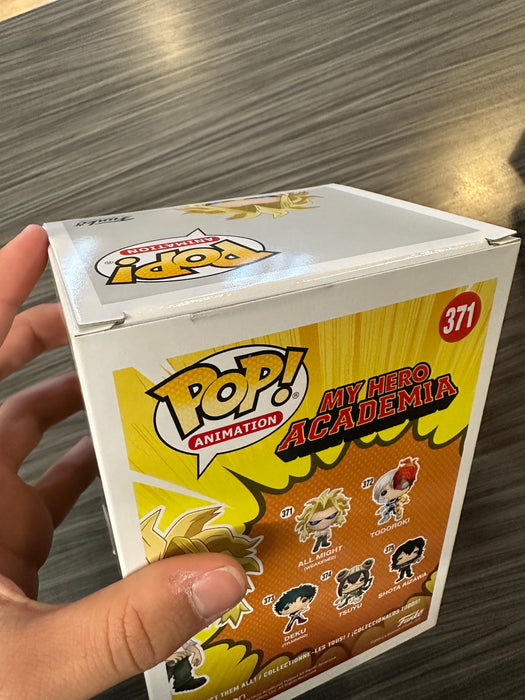 Funko POP! Animation: My Hero Academia - All Might (Weakened)(Signed/Christopher Sabat/JSA)(Damaged Box)  #371