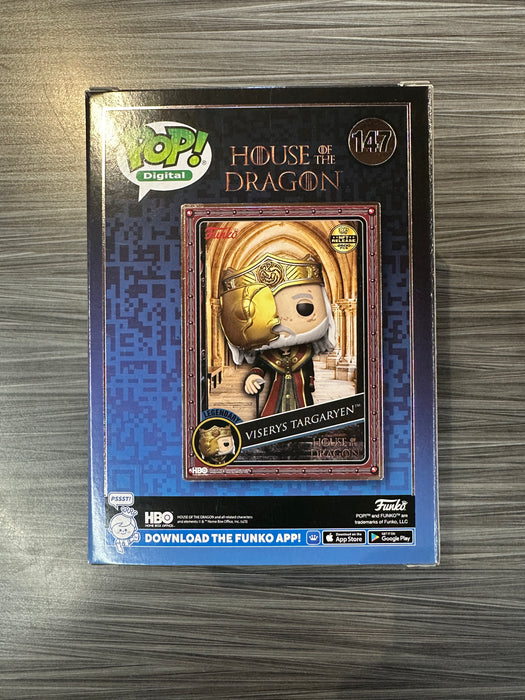 Funko POP! Digital: House of The Dragon - Viserys Targaryen (NFT Release)(2600 PCS)(Damaged Box) #147
