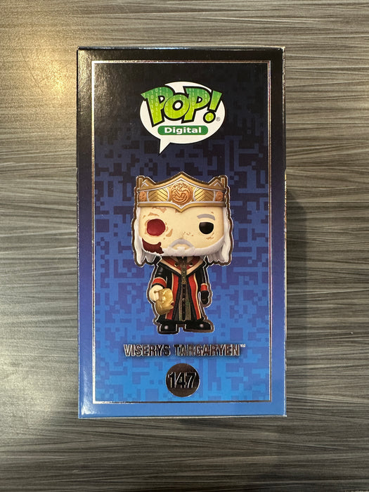 Funko POP! Digital: House of The Dragon - Viserys Targaryen (NFT Release)(2600 PCS)(Damaged Box) #147