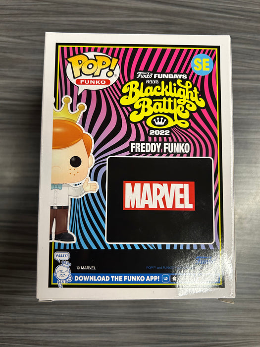 Funko POP! Funko: Freddy Funko As Spider-Man (Blacklight Battle)(4000PCS)(Damaged Box) #SE