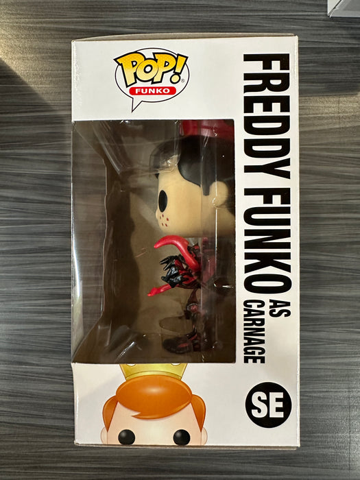 Funko POP! Funko: Freddy Funko as Carnage [Metallic] (Blacklight Battle)(2000 PCS)(Damaged Box) [A] #SE