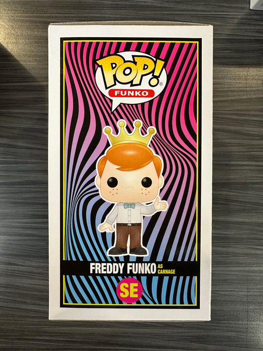 Funko POP! Funko: Freddy Funko as Carnage [Metallic] (Blacklight Battle)(2000 PCS)(Damaged Box) [A] #SE