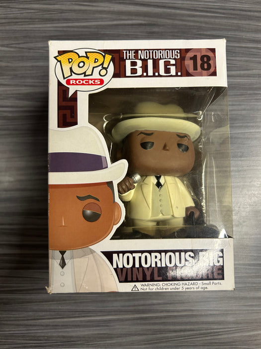 Funko POP! Rocks: The Notorious B.I.G. - Notorious BIG (Damaged Box*) #18