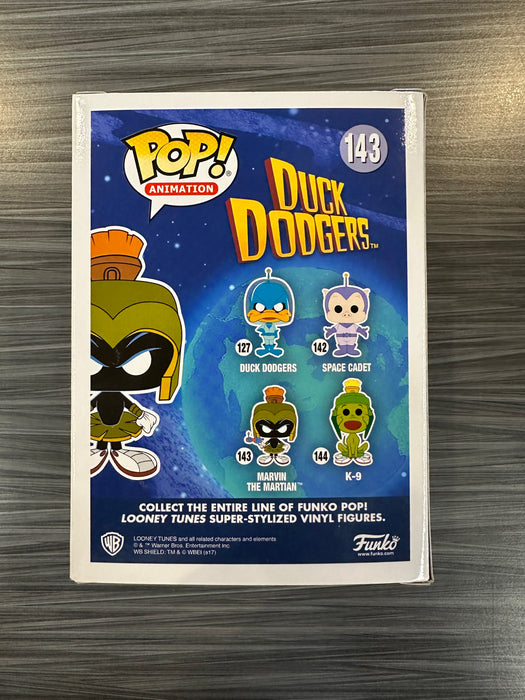 Funko POP! Animation: Duck Dodgers - Marvin the Martian [Neon Magenta](Saturday Morning Cartoons)(2017 SDCC 2500 PCS)(Damaged Box) [A] #143