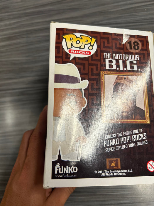 Funko POP! Rocks: The Notorious B.I.G. - Notorious BIG (Damaged Box*) #18