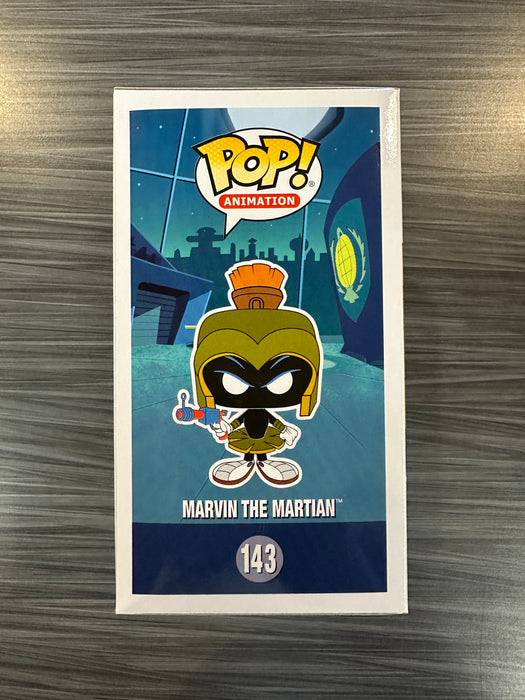 Funko POP! Animation: Duck Dodgers - Marvin the Martian [Neon Magenta](Saturday Morning Cartoons)(2017 SDCC 2500 PCS)(Damaged Box) [A] #143