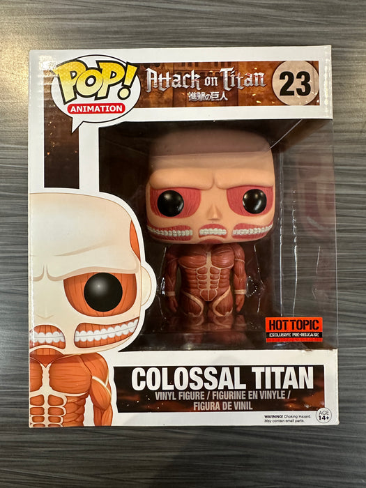 Funko POP! Animation: Attack on Titan - Colossal Titan (Hot Topic Pre-Release)(Damaged Box) #23