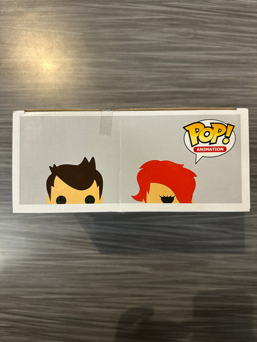 Funko POP! Animation: Futurama - Alternate Universe Fry & Leela (2015 NYCC 750 PCS)(Damaged Box*)[2 Pack]