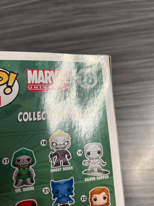 Funko POP! Marvel: Marvel Universe - Ghost Rider (GiTD)(Harrison's)(Damaged Box)[A] #18