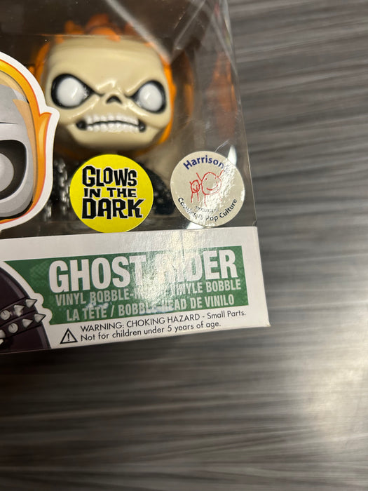 Funko POP! Marvel: Marvel Universe - Ghost Rider (GiTD)(Harrison's)(Damaged Box)[A] #18