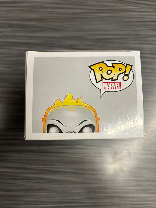 Funko POP! Marvel: Marvel Universe - Ghost Rider (GiTD)(Harrison's)(Damaged Box)[B] #18