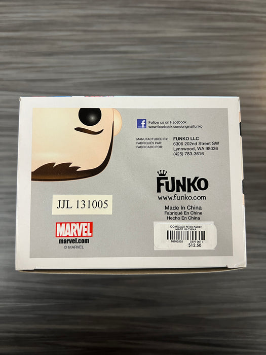 Funko POP! Marvel: Peter Parker (Missing Sticker)(Damaged Box)[B] #34