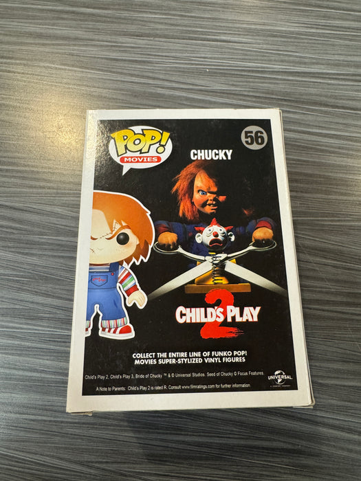 Funko POP! Movies: Childs Play 2 - Chucky [Bloody] (Hot Topic)(Damaged Box) #56