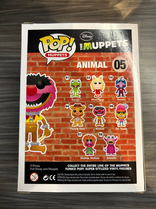 Funko POP! Muppets: Animal [Metallic](2013 SDCC 480 PCS)(Damaged Box) #05