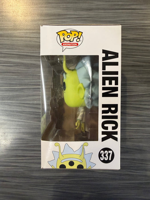 Funko POP! Animation: Rick And Morty - Alien Rick (2018 ECCC)(Damaged Box) #337