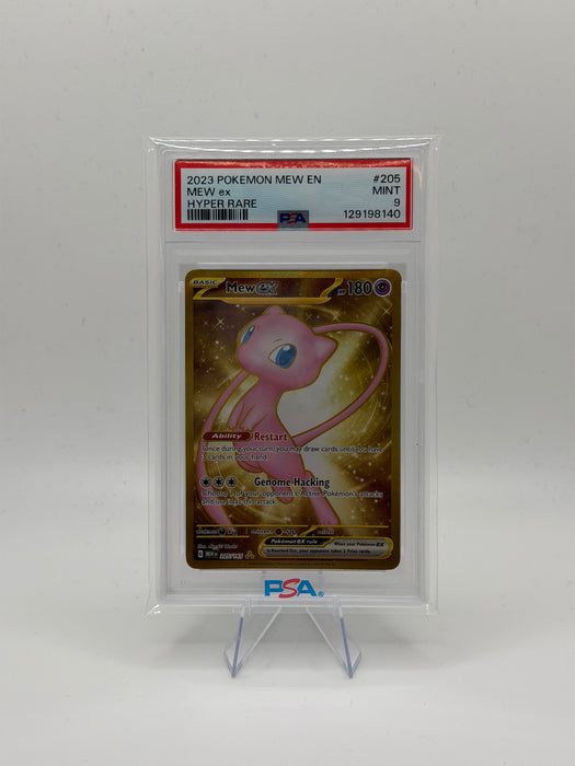 2023 POKEMON MEW EN Mew ex #205 Hyper Rare [MINT PSA 9]