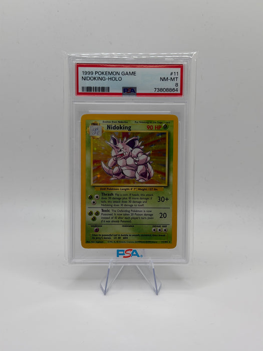 1999 POKEMON GAME Nidoking [Holo] #11 [NM-MT PSA 8]