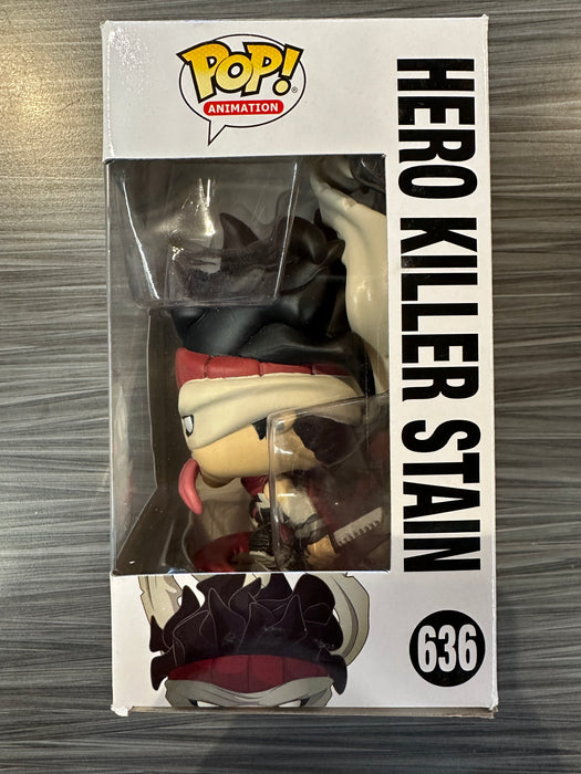 Funko POP! Animation: My Hero Academia - Hero Killer Stain (2019 Fall Convention)(WePlay Chile)(Damaged Box) #636