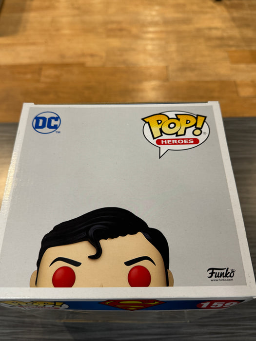 Funko POP! Heroes: DC Superman - Superman (Walmart)(CHASE)[10 Inch](Damaged Box)  #159