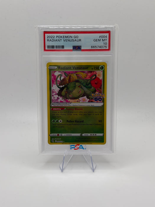 2022 POKEMON GO Radiant Venusaur #004 [GEM MT PSA 10]