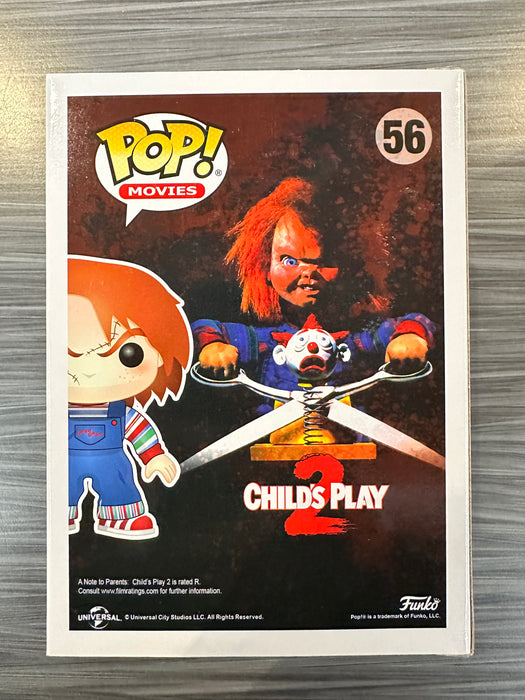 Funko POP! Movies: Childs Play 2 - Chucky (Signed/Christine Elise/SWAU) #56
