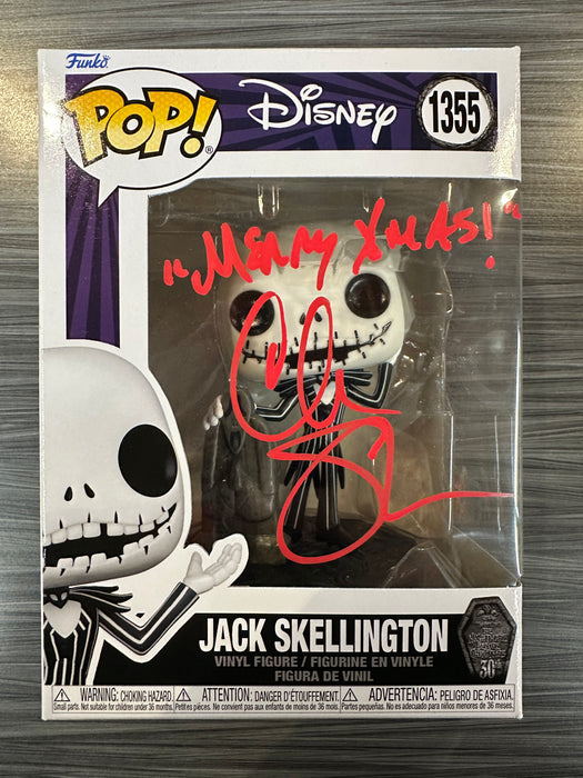 Funko POP! Disney - Jack Skllington (Signed/Chris Sarandon/OC Celebrity Marketing) #1355