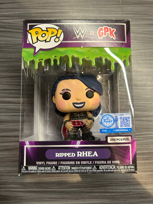 Funko POP! WWE x Garbage Pail Kids: Ripped Rhea (Funko Sticker/ Special Edition)(250 Pcs)(Damaged Box)
