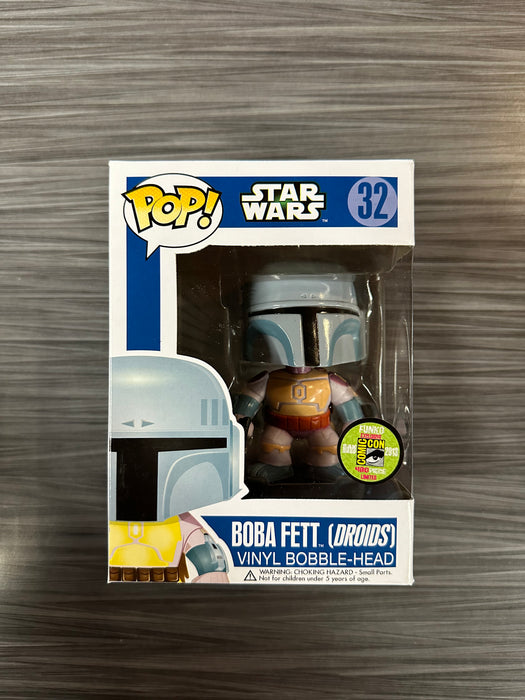 Funko POP! Star Wars: Boba Fett [Droids] (2013 SDCC)(480 PCS)(Damaged Box) #32