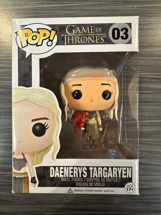 Funko POP! Game of Thrones: Daenerys Targaryen [Red Dragon](Damaged Box) #03