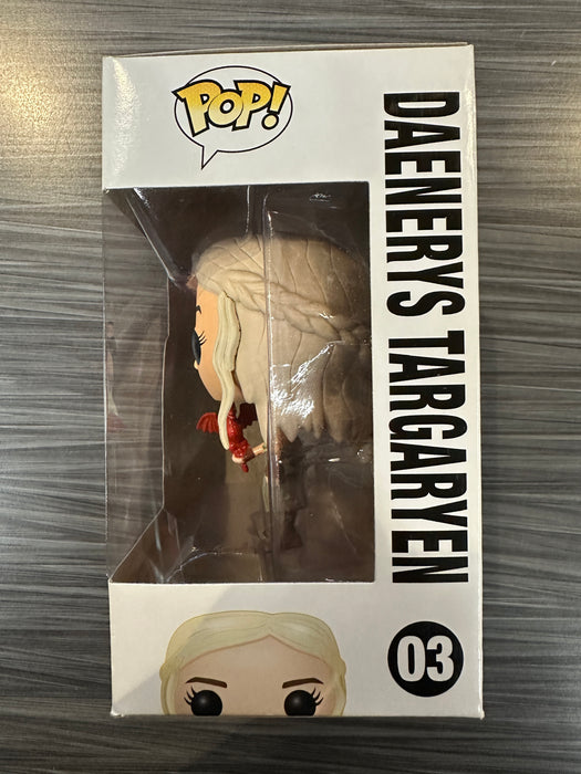 Funko POP! Game of Thrones: Daenerys Targaryen [Red Dragon](Damaged Box) #03