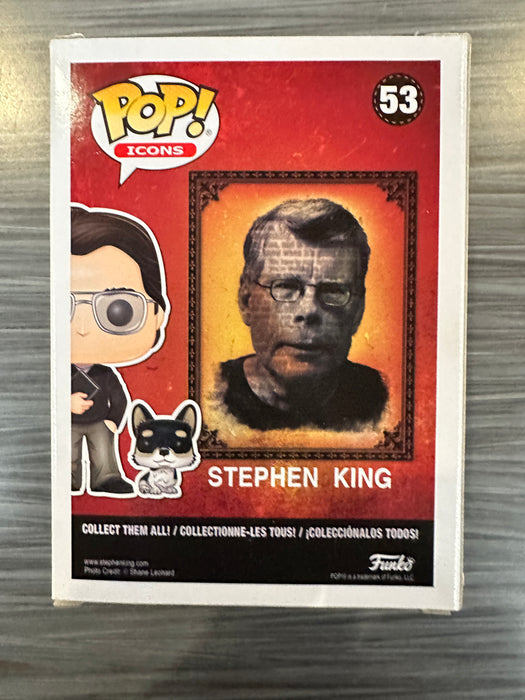 Funko POP! Icons: Stephen King with Molly AKA The Thing Of Evil (FYE)(Damaged Box) #53